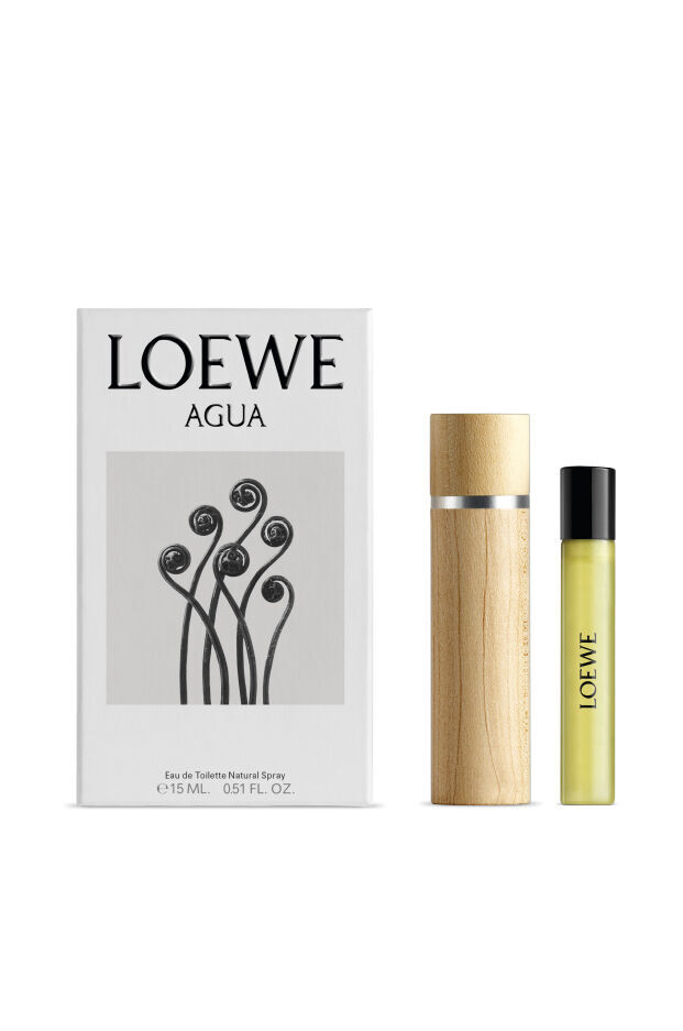 LOEWE Agua EDT 15ml vial and Wooden Case